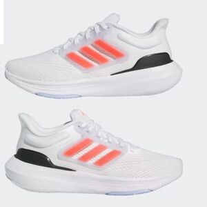 Adidas ULTRABOUNCE  men Size 8 women 9.5 unisex. Cloud White / Solar Red /
New